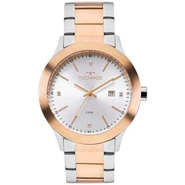 Imagem de Relógio Feminino Technos Analógico Com Cristais Swarovski 2115Mkp/5K Dourado/Prata
