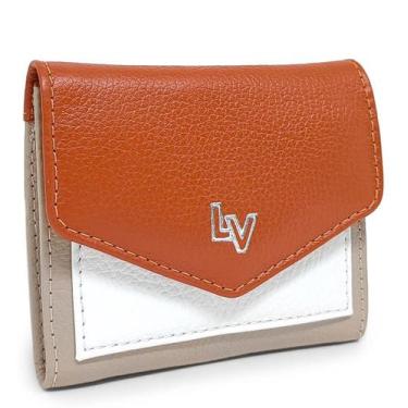 Imagem de Carteira Feminina Pequena De Couro Le Voyage Cartões Moedas