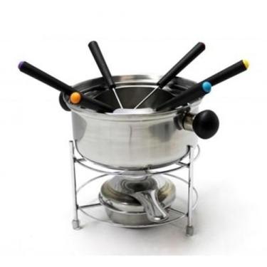 Imagem de Conjunto Para Fondue Em Inox 10 Peças Para Queijos Chocolate Molho (CA