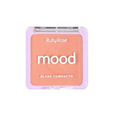 Imagem de Blush Compacto Mood Ruby Rose Hbf582, MB10