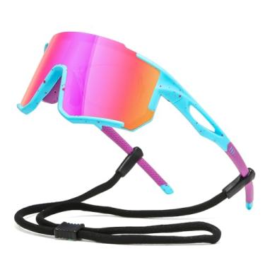 Imagem de Suertree Óculos de sol polarizados para ciclismo masculino e feminino, proteção UV com clipe de miopia, beisebol, ciclismo, corrida, MTB, óculos de sol