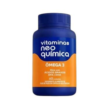 Imagem de Suplemento Alimentar Ômega 3 Vitaminas Neo Química 60 Cápsulas