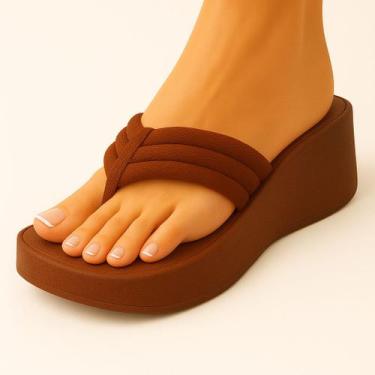 Imagem de Tamanco Nuvem Delta Blogueiras Chinelo Feminino  Plataforma Envio Imed