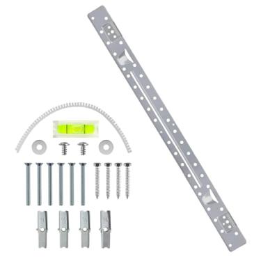 Imagem de W11025649 AP6245752 Placa de montagem de micro-ondas com kit de parafusos de hardware de substituição para Whirlpool Kitchen-Aid Amana Maytag Suporte de montagem de micro-ondas substitui 4545957