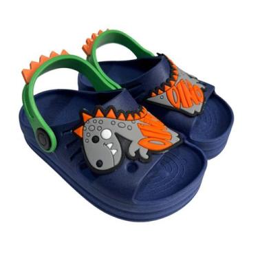 Imagem de Sandália Babuche ou Chinelo ou Papete Infantil Masculino com Enfeite D