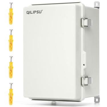 Imagem de Caixa elétrica externa QILIPSU 30x20x17cm à prova d'água IP66