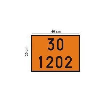 Imagem de Kit Com 20 Placa Numerologia 30 X 40cm (escolher Numeracao) - plastcor