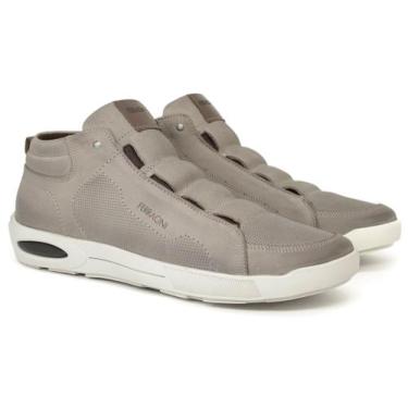 Imagem de Sapatênis Cano Alto Bota Ferracini 24h Pulse Couro, Cinza, 40