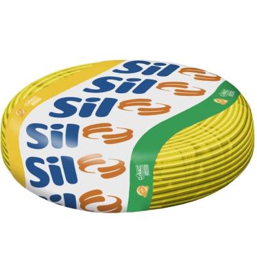 Imagem de Cabo Flexsil De Cobre 4mm 750 Volts Amarelo Com 100 Metros - Am - Sil Cabo Flexivel Ama...