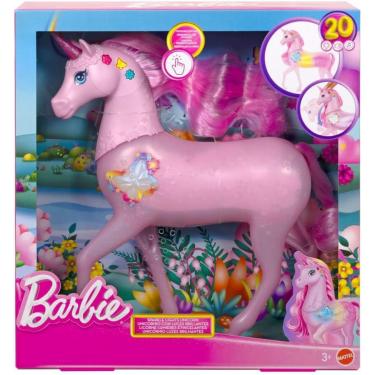 Imagem de Boneca Barbie Fantasy Unicórnio Muda De Cor Mattel - JCP78