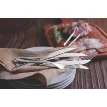 Imagem de Faqueiro Aço Inox com Faca para Churrasco com 42 Peças Tramontina Laguna