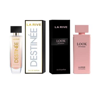 Imagem de Kit 2 Perfumes Importado La Rive Destineé - Look Of Woman