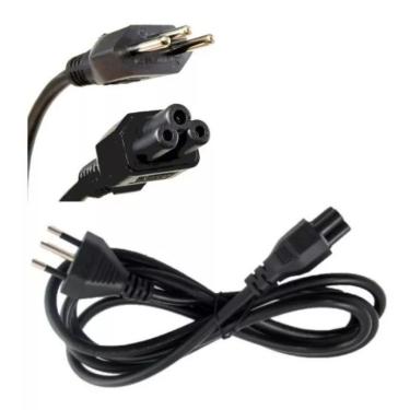 Imagem de Cabo De Força Energia Para Fonte Notebook Tripolar Padrão Br