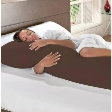 Imagem de Almofadas decorativas, fronhas e enchimentos de espuma macia e limpa, almofadas decorativas (TABACO)