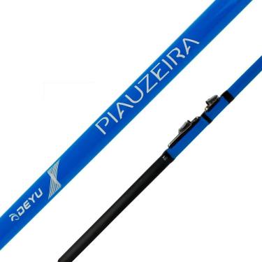 Imagem de Vara Deyu Piauzeira SFT2102UL Azul Molinete 2,10m 2 Partes Fibra De Vidro