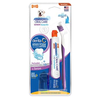 Imagem de Nylabone Advanced Oral Care Kit Odontológico para Cães Idosos Sabor Bacon Pequeno