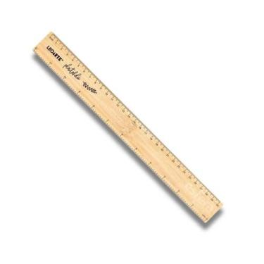 Imagem de Regua 30cm bambu plantaholic leo arte leo e le - NULL