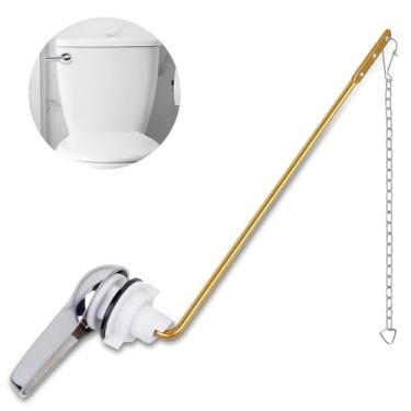 Imagem de Evskeu Kit de substituição de alça de vaso sanitário universal - Substituição de alça de lavatório de vaso sanitário premium para desempenho confiável, kit de substituição de alavanca de vaso