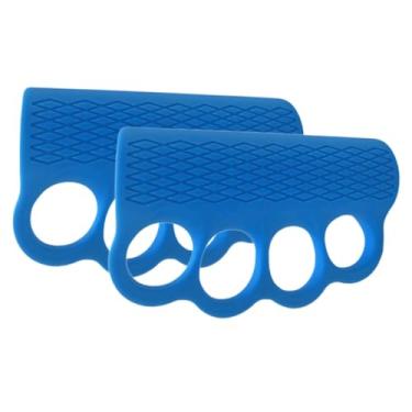 Imagem de KiBcsLic 1 par de luvas de proteção para levantamento de peso, para academia, proteção para as mãos, para musculação, fitness, treinamento cruzado, homens e, Azul