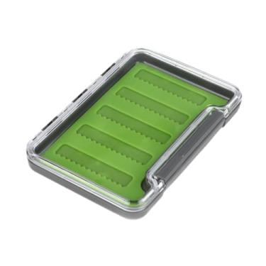 Imagem de IEUDNS Caixa de iscas portátil à prova d'água, organizador compacto, recipiente de armazenamento, tampa transparente, caixa de iscas para pesca com, B, M