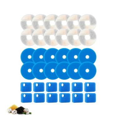 Imagem de Nispira Filtro de filtro de fonte de água para gatos Rantizon, Square e SORON 2,2 L/2,069 g, fonte de água para animais de estimação de aço inoxidável, 12 pacotes