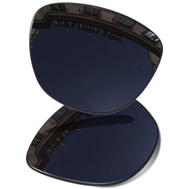 Imagem de Vonxyz Lentes de reposição para óculos de sol Oakley Frogskins OO9013 - preto oculto polarizado