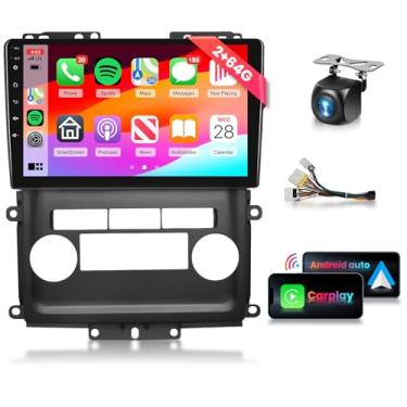 Imagem de Podofo Rádio automotivo 2G + 64G para Nissan Frontier 2009-2012 com Carplay sem fio Android Auto, HiFi/16 EQ, Mirrorlink, tela sensível ao toque HD IPS de 9 polegadas, Bluetooth, FM RDS, GPS, WiFi