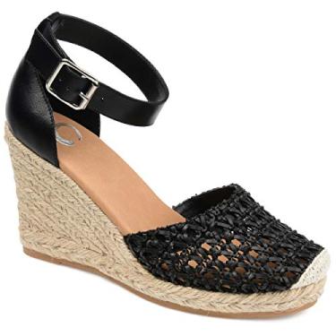 Imagem de Journee Collection Womens Sierra Espadrille Sandal Black, 11 Womens US