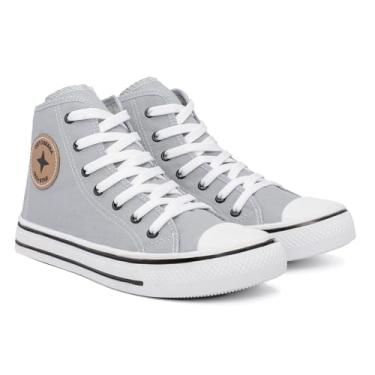 Imagem de Tenis all Botinha Tradicional Convencional Unissex Original (Cinza, BR, Adulto, Faixa Numérico, 40, 41)