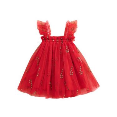 Imagem de Vestido tutu Kavousa, roupa de Natal para meninas de 18 a 24 meses