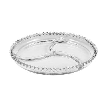 Imagem de Petisqueira Cristal De Transparente Pearl Wolff 23cm