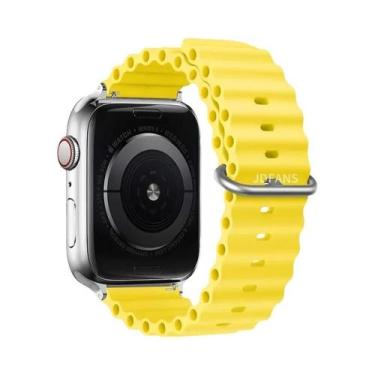 Imagem de Pulseira De Silicone Ocean Band Para Apple Watch Ultra Série 10 9 8 7 