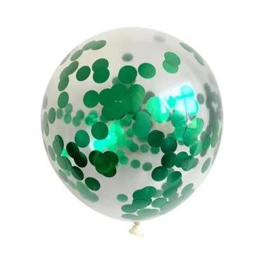 Imagem de Balões De Látex Transparentes Com Glitter Dourado 5/10/20pcs Para Deco