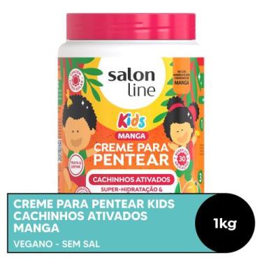 Imagem de Creme para Pentear Kids Cachinhos Ativados Manga Salon Line 1kg