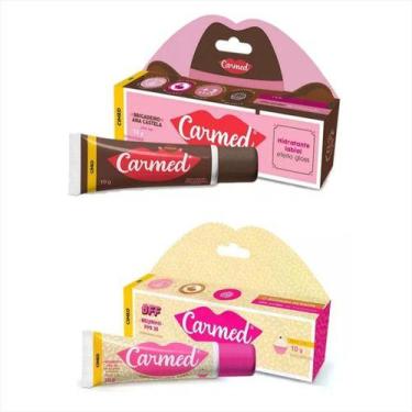 Imagem de Kit Carmed Protetor Labial Beijinho e Brigadeiro Ana Castela