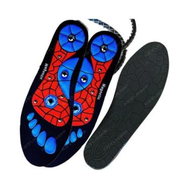 Imagem de Palmilhas Magnéticas Esportivas Ortopédicas Para Massagem Nos Pés, Alm