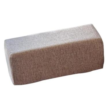Imagem de AFXGUSD Almofada de apoio de braço para cadeira, almofada de espuma universal removível, substitui diretamente o apoio de cotovelo, Café Bege