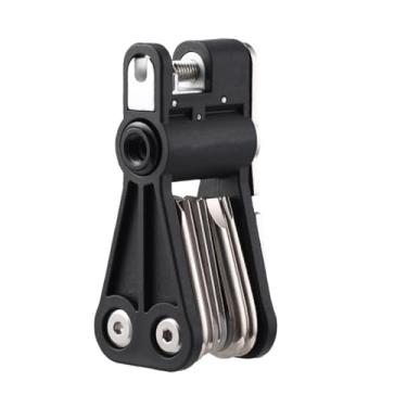 Imagem de Multiferramenta de ciclismo, ferramentas de reparo portáteis dobráveis | Kit de bicicleta de bolso com disjuntor de corrente - para estrada, montanha, viagem, equitação, garagem, treinamento