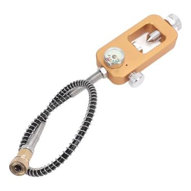 Imagem de GOWENIC Adaptador de Enchimento de Tanque de Mergulho Equipamento de Mergulho Fácil de Usar Com Manômetro de 40MPa para Mergulhadores Material: Alumínio de Aviação