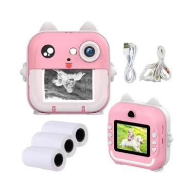 Imagem de Câmera Digital Mini 1080P HD Para Crianças Impressão Instantânea Papel