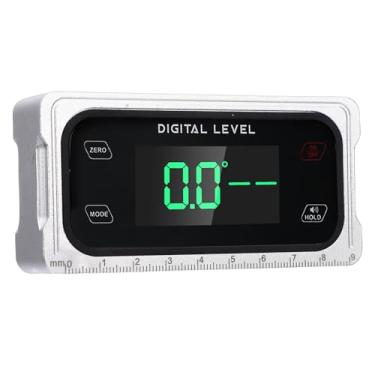 Imagem de VBESTLIFE Inclinômetro Digital de Toque, Transferidor de Base Magnética Com Ranhura Em V Com Grande Display LCD, Ferramenta de Medidor de Alta Precisão para Usinagem, Marcenaria