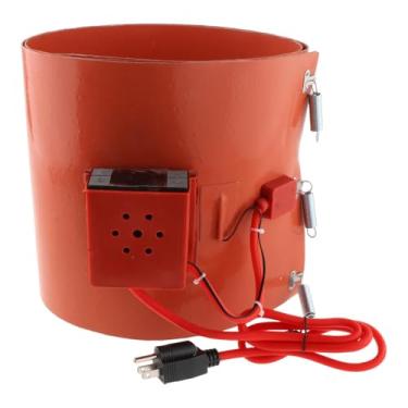 Imagem de YsXoWiui Aquecedor Cúbico para Tambor, Faixa de Aquecimento para Tambor, Fácil de Usar, Temperatura Ajustável para Mel, Resina, óleo, Parafina E Tinta, Visor Digital, Tamanho real