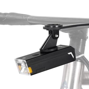 Imagem de ACRUNU Hori 1000 luzes de bicicleta para passeios noturnos, farol alto e baixo, farol de bicicleta recarregável USB-C, luz frontal IPX6 à prova d'água para bicicleta de montanha de estrada - 1000