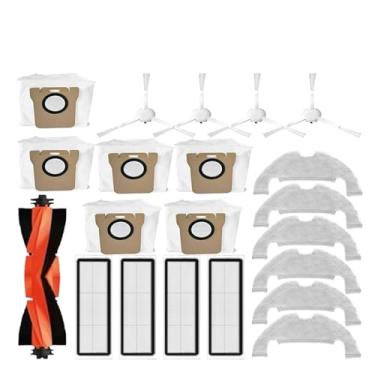 Imagem de Compatible With Xiaomi Robot Vacuum X10 Replacement Spare Parts Accessories Main Side Brush Hepa Filter Mop Cloth Dust Bag(Clear)