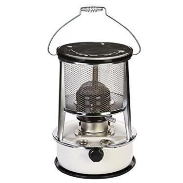 Imagem de Aquecedor a querosene, aquecedor de querosene portátil, queimador de fogão a querosene, aquecedor portátil de acampamento, aquecedor portátil, para interior e exterior, pátio, deck, casa, 6L, branco
