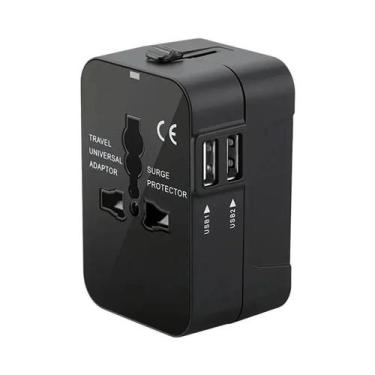 Imagem de Adaptador De Viagem Multifuncional Universal Para Tomadas Elétricas Da