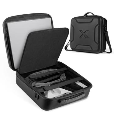 Imagem de Estojo de transporte para Starlink Mini, adequado para mini acessórios Starlink, impermeável e à prova de choque, capa rígida de EVA com alça de ombro para viagens, acampamento, trailer e uso ao ar