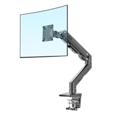 Imagem de BEGWVDJTP G60 Braço mecânico com mola de 67 a 115 cm, suporte para monitor de mesa com tela curva 5-16 kg com porta U