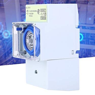 Imagem de Acouto 181h Relé de Interruptor Temporizador Mecânico de 24 Horas Com Motor de Quartzo para Uso Doméstico e Industrial - 110~230 VCA, 16A