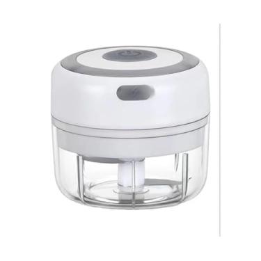 Imagem de Electric Food Processador de Alimentos para Bebês Multifuncional e Liquidificador com 2 Lâminas Aço Inoxidável Ferramenta Cozinha Portátil Carregamento USB Legumes Frutas Carne Alho Cebola Gengibre Fá